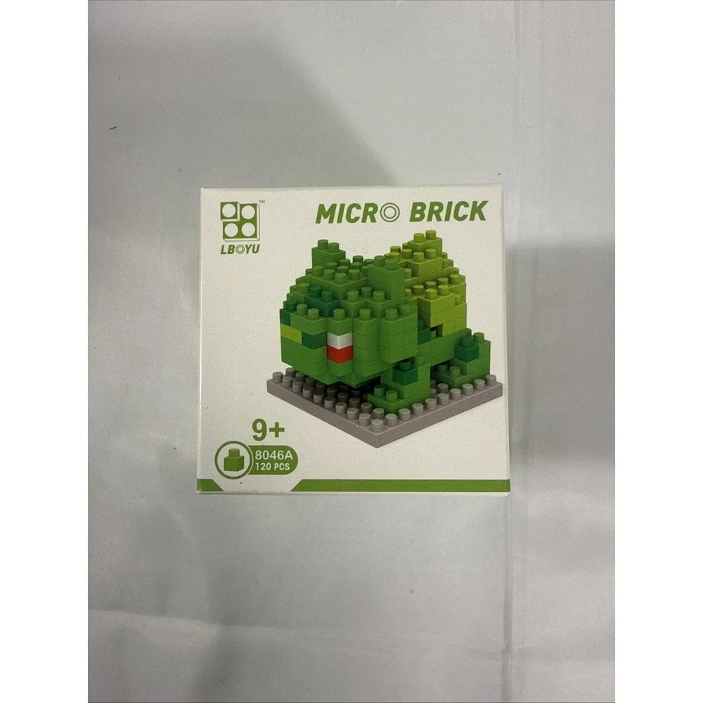 Pokemon Bulbasaur  LNO Micro Block Building Set 117‎ Pieces Gift Series NIB